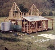 The cottage takes shape